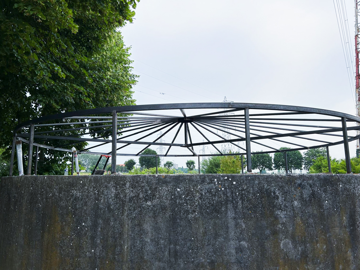 Toiture en structure métallique