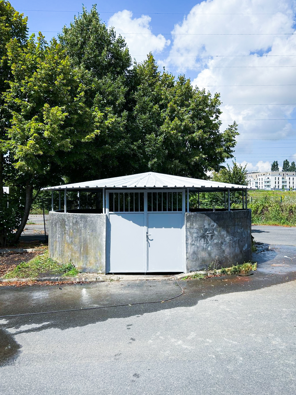 Porte en acier extérieure